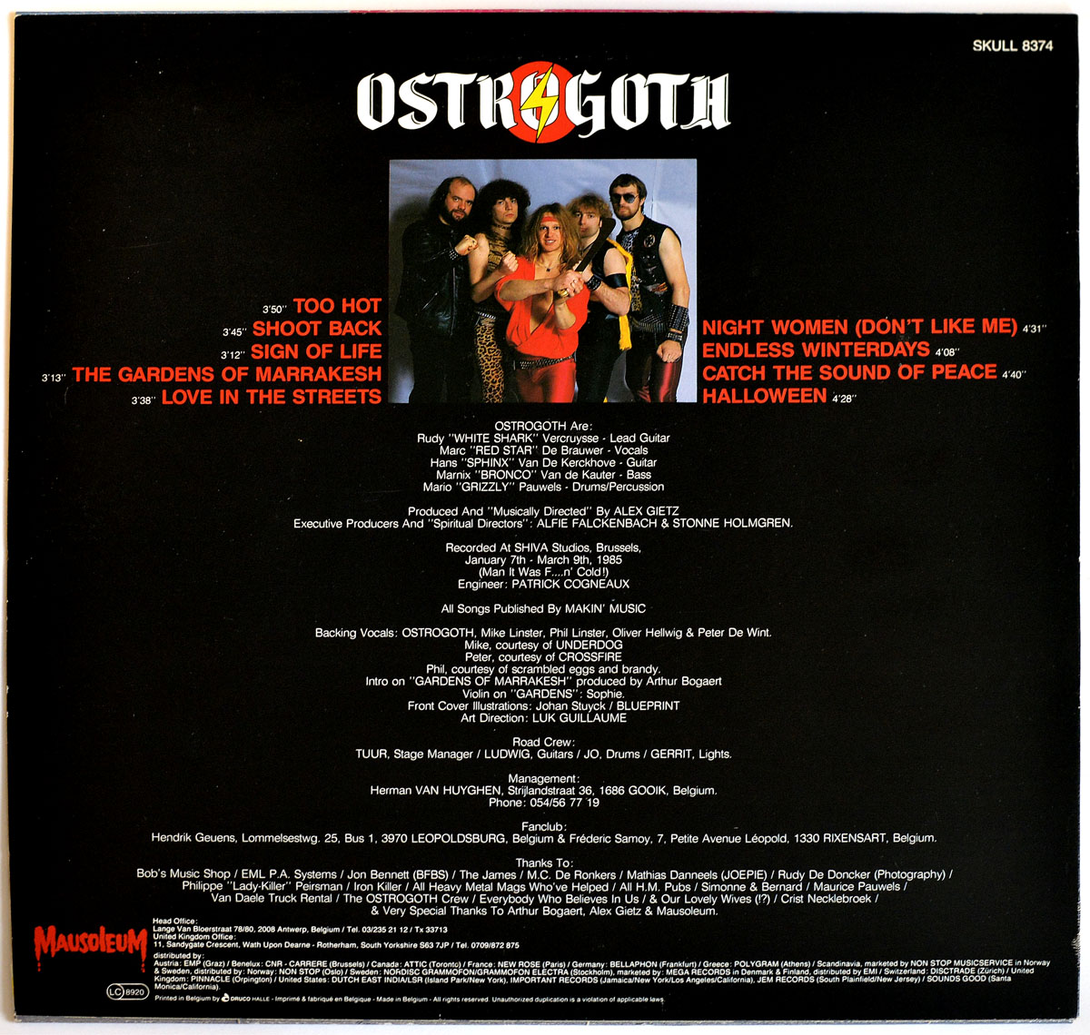 High Resolution Photo #11 OSTROGOTH - Too Hot https://vinyl-records.nl 